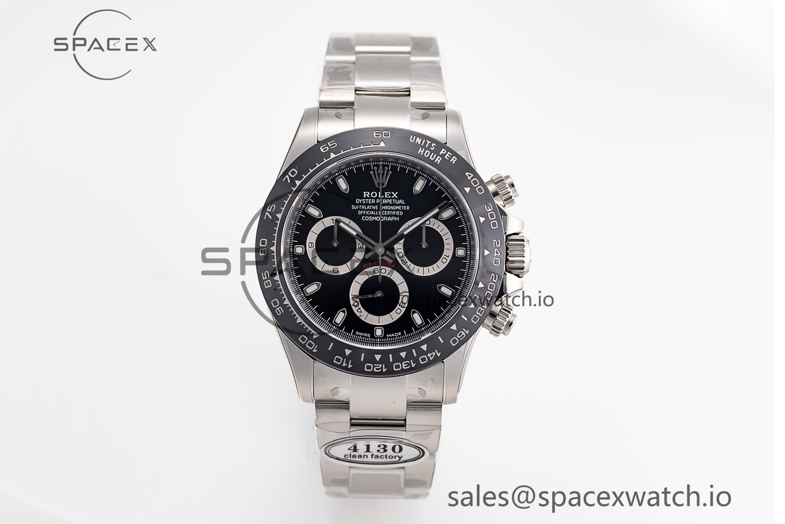 MG_3079-scaled-1.jpg Daytona 116500 Clean 1:1 Best Edition 904L SS Case and Bracelet Black Dial SA4130 V2 - Image 1
