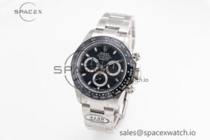 Daytona 116500 Clean 1:1 Best Edition 904L SS Case and Bracelet Black Dial SA4130 V2 - Image 2