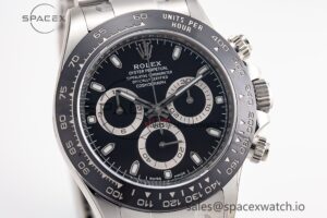 Daytona 116500 Clean 1:1 Best Edition 904L SS Case and Bracelet Black Dial SA4130 V2 - Image 4