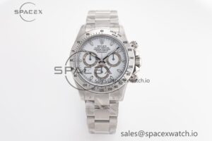 Daytona 116520 Clean 1:1 Best Edition 904L SS Case and Bracelet White Dial SA4130 V2
