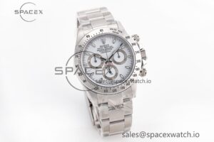 Daytona 116520 Clean 1:1 Best Edition 904L SS Case and Bracelet White Dial SA4130 V2 - Image 3