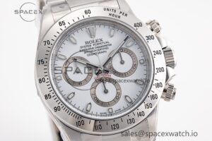 Daytona 116520 Clean 1:1 Best Edition 904L SS Case and Bracelet White Dial SA4130 V2 - Image 4
