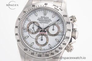 Daytona 116520 Clean 1:1 Best Edition 904L SS Case and Bracelet White Dial SA4130 V2 - Image 5