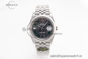 DateJust 41 126334 904L SS Clean Factory Best Edition Wimbledon Dial on Jubilee Bracelet VR3235