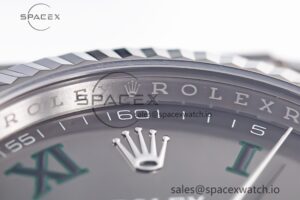 DateJust 41 126334 904L SS Clean Factory Best Edition Wimbledon Dial on Jubilee Bracelet VR3235 - Image 6