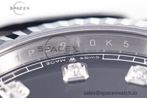 Datejust 126334 41mm Jubilee 904L SS/SS Black/Moissanite Clean VR3235 - Image 12