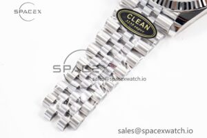 Datejust 126334 41mm Jubilee 904L SS/SS Black/Moissanite Clean VR3235 - Image 24