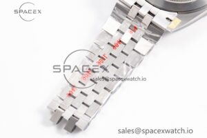Datejust 126334 41mm Jubilee 904L SS/SS Black/Moissanite Clean VR3235 - Image 25