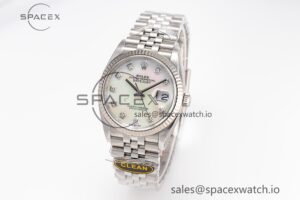 DateJust 36mm 126234 Clean 1:1 Best Edition 904L Steel MOP Diamond Dial on Jubilee Bracelet VR3235 - Image 2