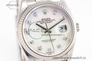 DateJust 36mm 126234 Clean 1:1 Best Edition 904L Steel MOP Diamond Dial on Jubilee Bracelet VR3235 - Image 4