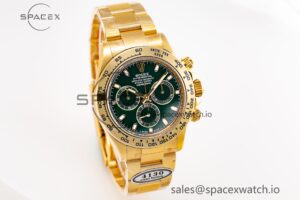 Daytona 116508 Clean Factory Best Edition 904L Steel Green Dial on YG Bracelet SA4130 - Image 3