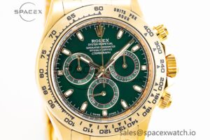Daytona 116508 Clean Factory Best Edition 904L Steel Green Dial on YG Bracelet SA4130 - Image 4