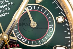 Daytona 116508 Clean Factory Best Edition 904L Steel Green Dial on YG Bracelet SA4130 - Image 10