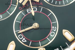 Daytona 116508 Clean Factory Best Edition 904L Steel Green Dial on YG Bracelet SA4130 - Image 11