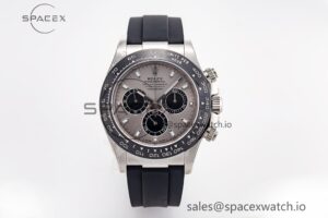Daytona 116519 Clean Factory 1:1 Best Edition Grey Dial on Oysterflex Rubber Strap SA4130
