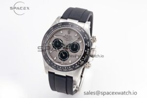 Daytona 116519 Clean Factory 1:1 Best Edition Grey Dial on Oysterflex Rubber Strap SA4130 - Image 2