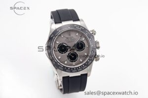 Daytona 116519 Clean Factory 1:1 Best Edition Grey Dial on Oysterflex Rubber Strap SA4130 - Image 3