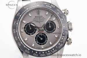Daytona 116519 Clean Factory 1:1 Best Edition Grey Dial on Oysterflex Rubber Strap SA4130 - Image 4