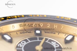 Daytona 116518 Clean Factory YG 1:1 Best Edition YG Dial on Oysterflex Rubber Strap SA4130 - Image 6