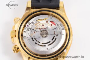 Daytona 116518 Clean Factory 1:1 Best Edition White Pearl Diamonds Dial on Oysterflex Rubber Strap SA4130 - Image 9