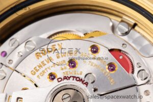 Daytona 116518 Clean Factory 1:1 Best Edition White Pearl Diamonds Dial on Oysterflex Rubber Strap SA4130 - Image 11