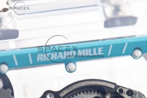 RM055 Transparent SONIC Best Edition Skeleton Blue Dial on White Nylon Strap Clone RMUL2 - Image 6