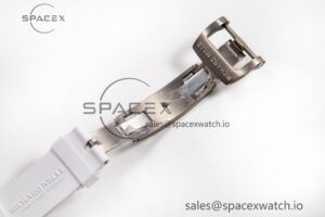 RM055 Transparent SONIC Best Edition Skeleton Blue Dial on White Nylon Strap Clone RMUL2 - Image 29