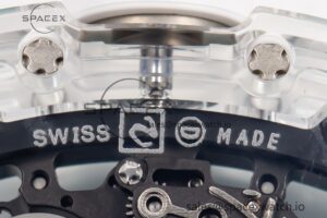 RM055 Transparent SONIC Best Edition Skeleton Blue Dial on White Nylon Strap Clone RMUL2 - Image 20