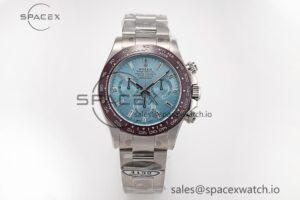 Daytona 116506 Clean 1:1 Best Edition Ice Blue Dial Crystal Markers on SS Bracelet SA4130 V2