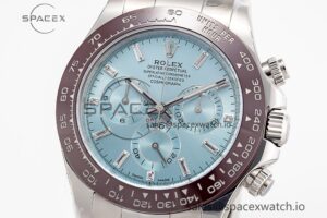 Daytona 116506 Clean 1:1 Best Edition Ice Blue Dial Crystal Markers on SS Bracelet SA4130 V2 - Image 5