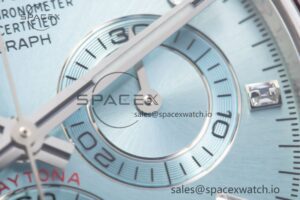 Daytona 116506 Clean 1:1 Best Edition Ice Blue Dial Crystal Markers on SS Bracelet SA4130 V2 - Image 10