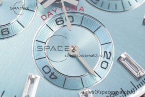 Daytona 116506 Clean 1:1 Best Edition Ice Blue Dial Crystal Markers on SS Bracelet SA4130 V2 - Image 11