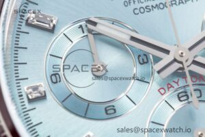 Daytona 116506 Clean 1:1 Best Edition Ice Blue Dial Crystal Markers on SS Bracelet SA4130 V2 - Image 12