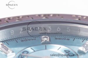 Daytona 116506 Clean 1:1 Best Edition Ice Blue Dial Crystal Markers on SS Bracelet SA4130 V2 - Image 7