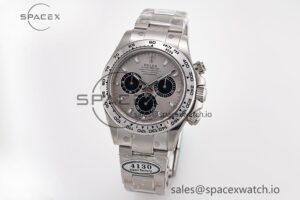 Daytona 116509 Clean 1:1 Best Edition 904L SS Case Gray Dial on SS Bracelet SA4130 V2 - Image 2