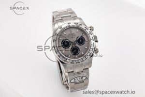 Daytona 116509 Clean 1:1 Best Edition 904L SS Case Gray Dial on SS Bracelet SA4130 V2 - Image 4