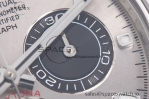 Daytona 116509 Clean 1:1 Best Edition 904L SS Case Gray Dial on SS Bracelet SA4130 V2 - Image 10
