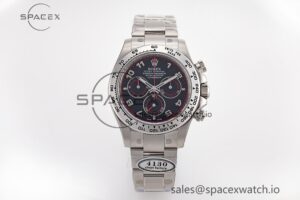 Daytona 116509 Clean 1:1 Best Edition 904L SS Case Black Dial on SS Bracelet SA4130 V2