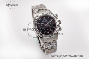 Daytona 116509 Clean 1:1 Best Edition 904L SS Case Black Dial on SS Bracelet SA4130 V2 - Image 4