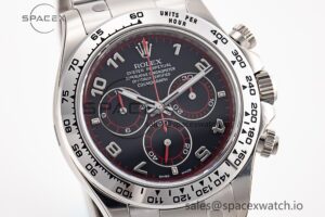 Daytona 116509 Clean 1:1 Best Edition 904L SS Case Black Dial on SS Bracelet SA4130 V2 - Image 5