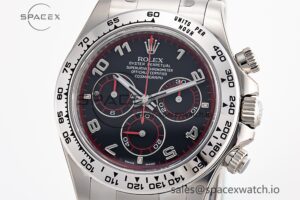 Daytona 116509 Clean 1:1 Best Edition 904L SS Case Black Dial on SS Bracelet SA4130 V2 - Image 3