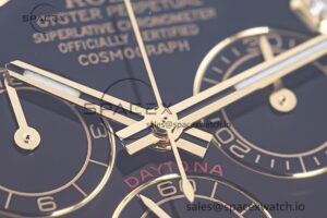 Daytona 116503 Clean Factory 1:1 Best Edition 904L Black Diamond Dial on SS/YG Bracelet SA4130 - Image 8