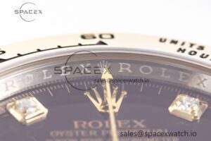 Daytona 116503 Clean Factory 1:1 Best Edition 904L Black Diamond Dial on SS/YG Bracelet SA4130 - Image 6