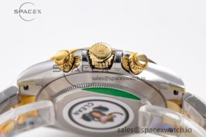 Daytona 116503 Clean Factory 1:1 Best Edition 904L Black Diamond Dial on SS/YG Bracelet SA4130 - Image 15