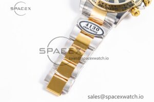 Daytona 116503 Clean Factory 1:1 Best Edition 904L Black Diamond Dial on SS/YG Bracelet SA4130 - Image 25