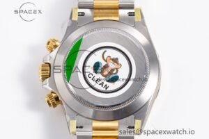 Daytona 116503 Clean Factory 1:1 Best Edition 904L Black Diamond Dial on SS/YG Bracelet SA4130 - Image 16