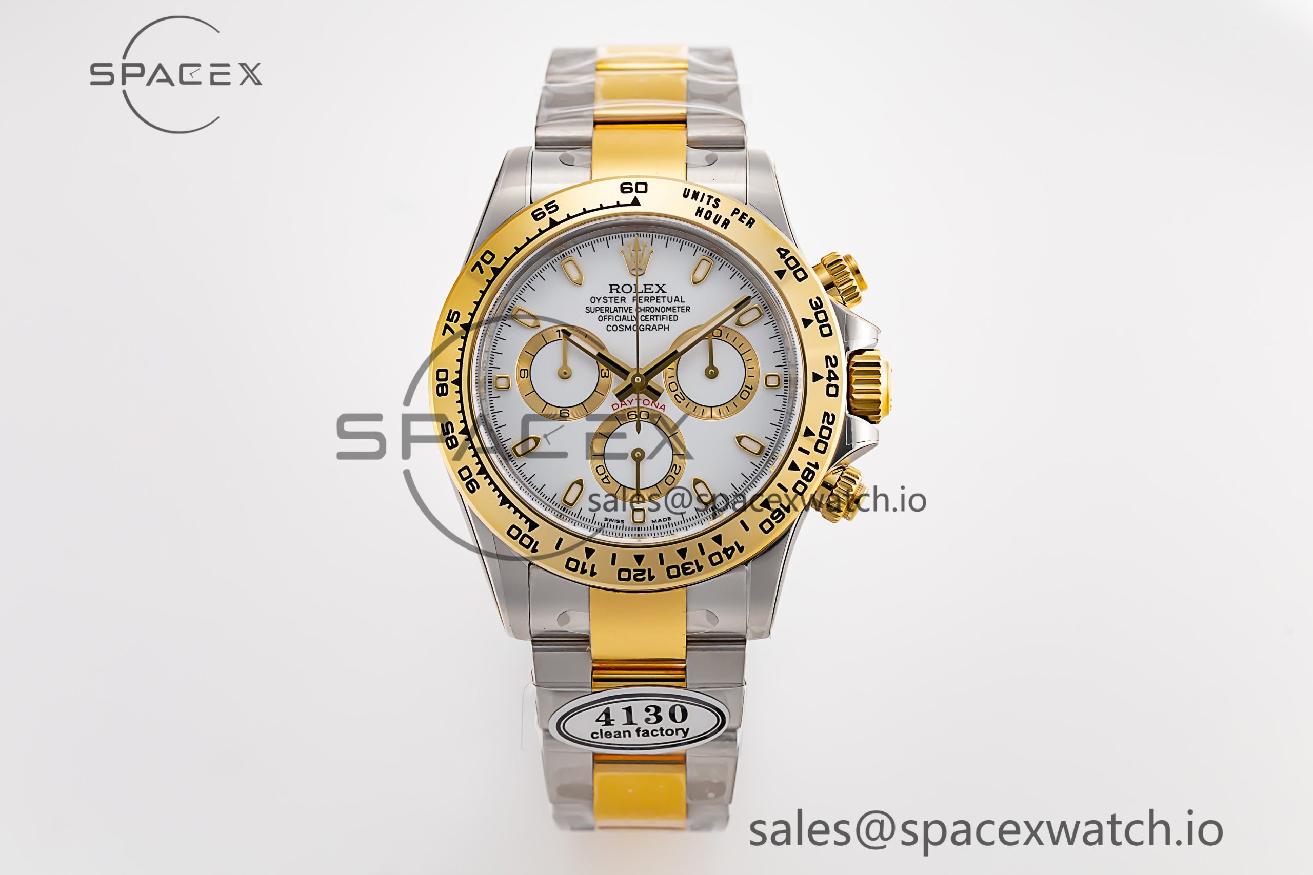 MG_3758-scaled-1.jpg Daytona 116503 Clean Factory 1:1 Best Edition 904L SS Case and Bracelet White Dial SA4130 - Image 1