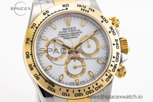 Daytona 116503 Clean Factory 1:1 Best Edition 904L SS Case and Bracelet White Dial SA4130 - Image 5