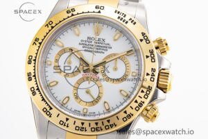 Daytona 116503 Clean Factory 1:1 Best Edition 904L SS Case and Bracelet White Dial SA4130 - Image 3