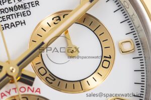 Daytona 116503 Clean Factory 1:1 Best Edition 904L SS Case and Bracelet White Dial SA4130 - Image 11